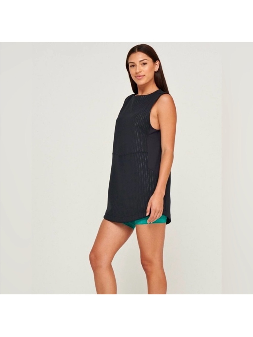 New Bad Birdie Mirabel Black Tunic Dress Tennis Golf Large - Picture 2 of 9